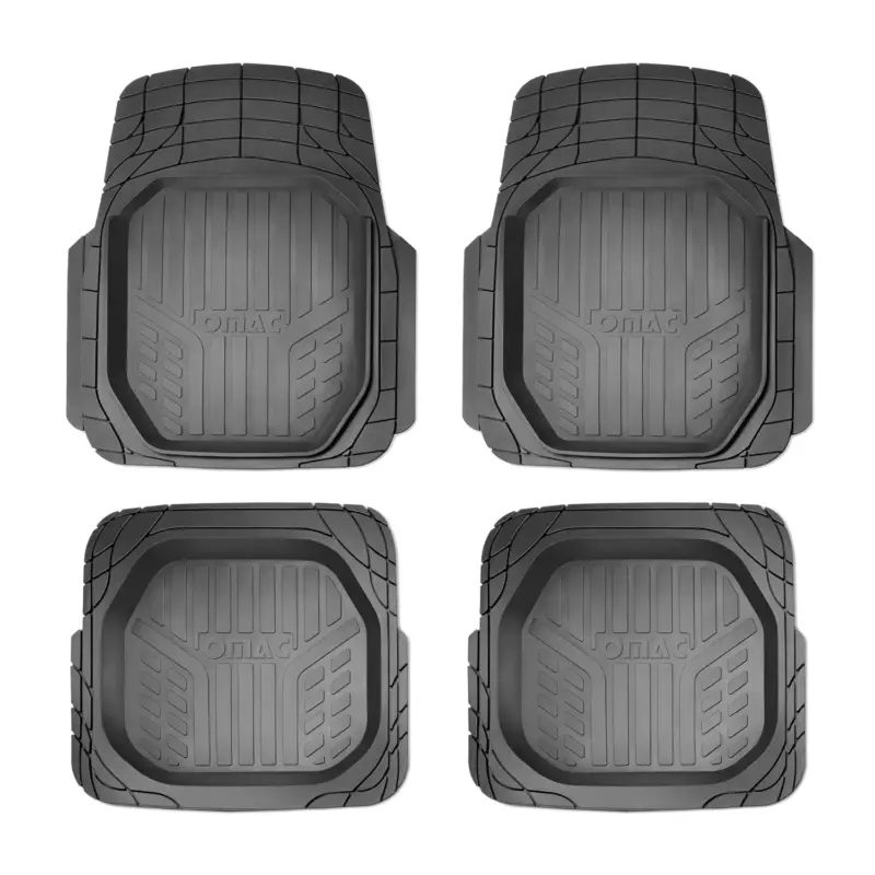 Schneller Versand Fußmatten Gummimatten 3D Passform für Jeep Grand Cherokee Gummi Schwarz 4tlg