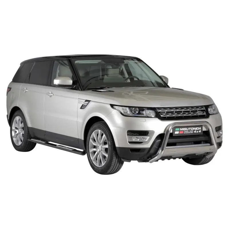Edelstahl Seitenschweller Schwellerrohre für Range Rover Sport 2014-2017 Schwarz Expressversand