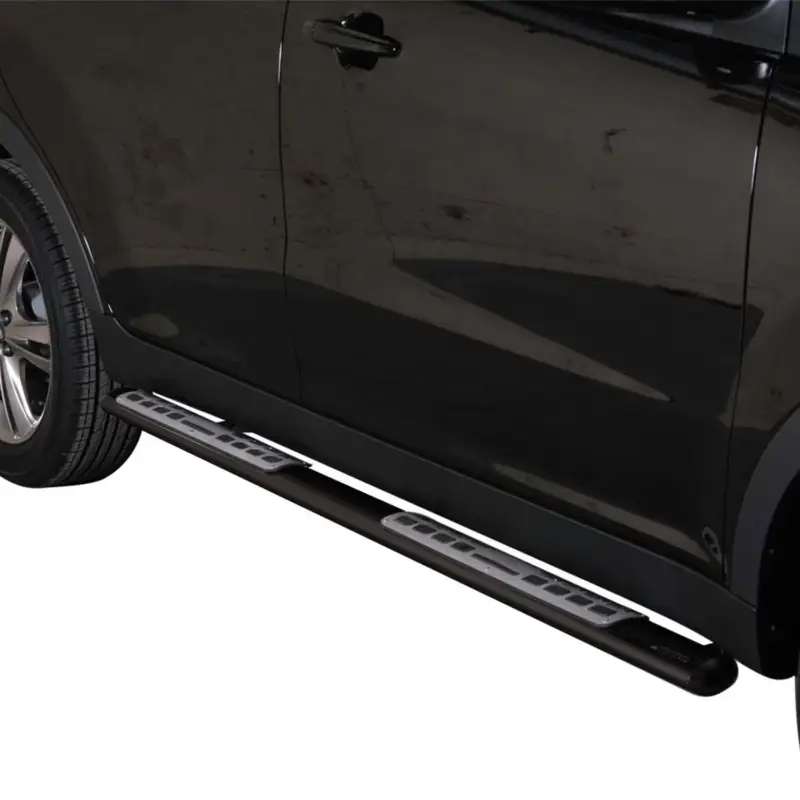 Top-Preis Edelstahl Seitenschweller Schwellerrohre für Ssangyong Korando 2011-2019 Schwarz