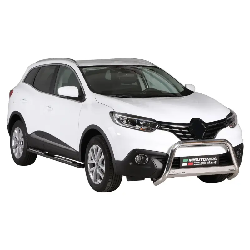 Mega-Angebot Edelstahl Seitenschweller Schwellerrohre für Renault Kadjar 2015-2018 Schwarz