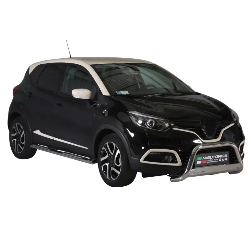 Edelstahl Seitenschweller Schwellerrohre für Renault Captur 2013-2017 Silber Direktkauf