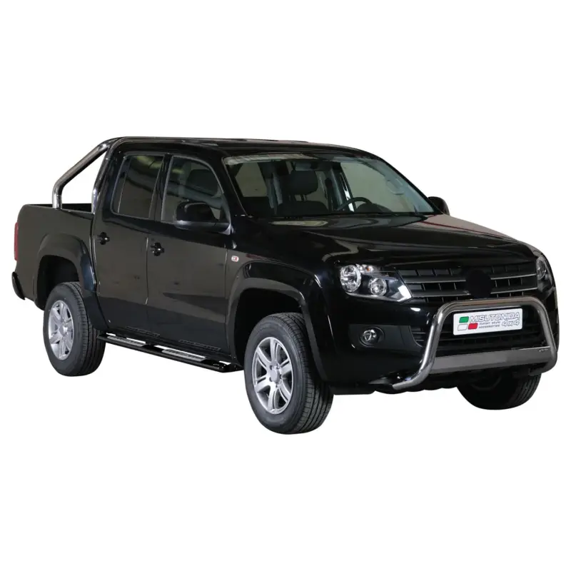 Expressversand Stahl Seitenschweller Schwellerrohre für VW Amarok Highline 2010-2016 Schwarz