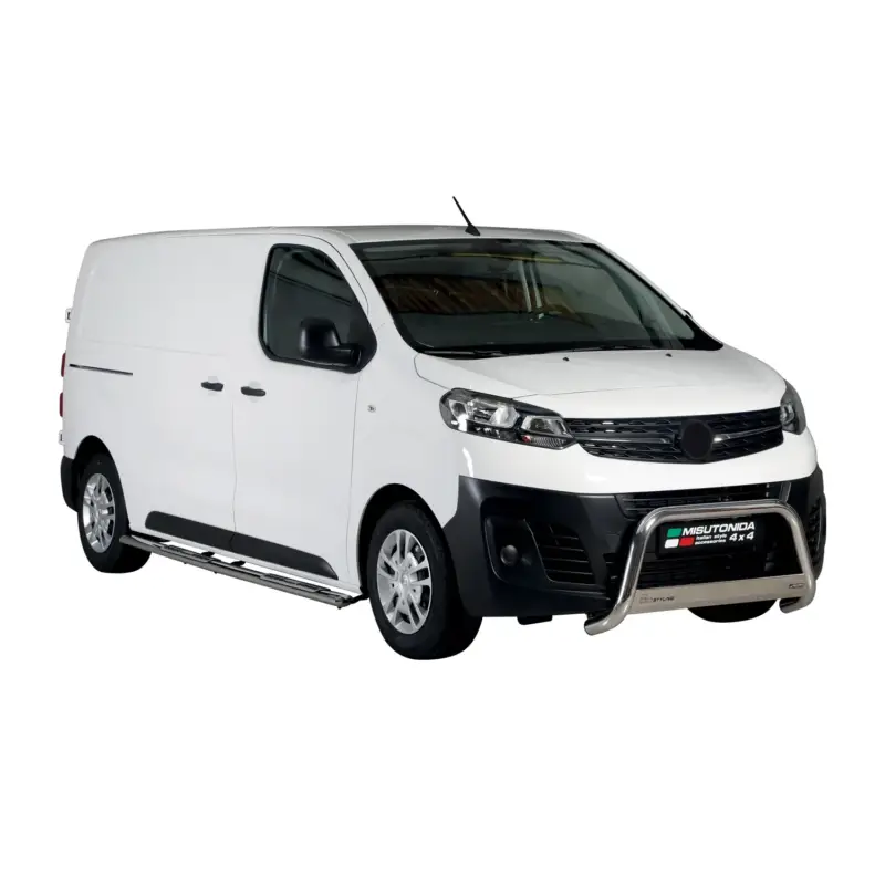Edelstahl Seitenschweller Schwellerrohre für Opel Vivaro 2019-2026 L2 Mitte Grau Super-Preis