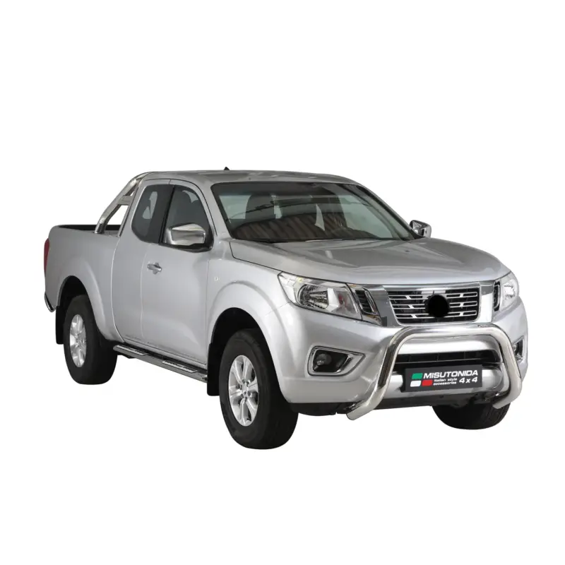 Knallerangebot Stahl Schwellerrohre Trittbretter für Nissan NP300 Navara King Cab 2015-2023