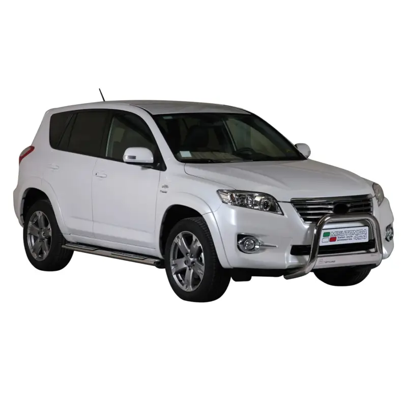 Preisreduziert Edelstahl Seitenschweller Schwellerrohre für Toyota RAV4 XA30 2010-2012 Silber