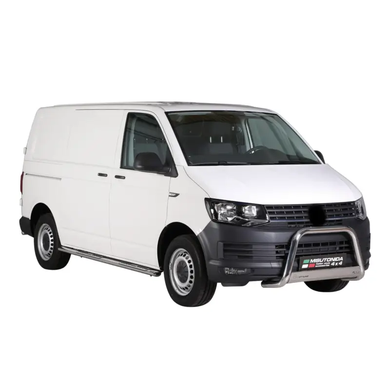 Abverkauf Stahl Schwellerrohre Trittbretter für VW T6 T6.1 2015-2024 L1 Kurzer Grau