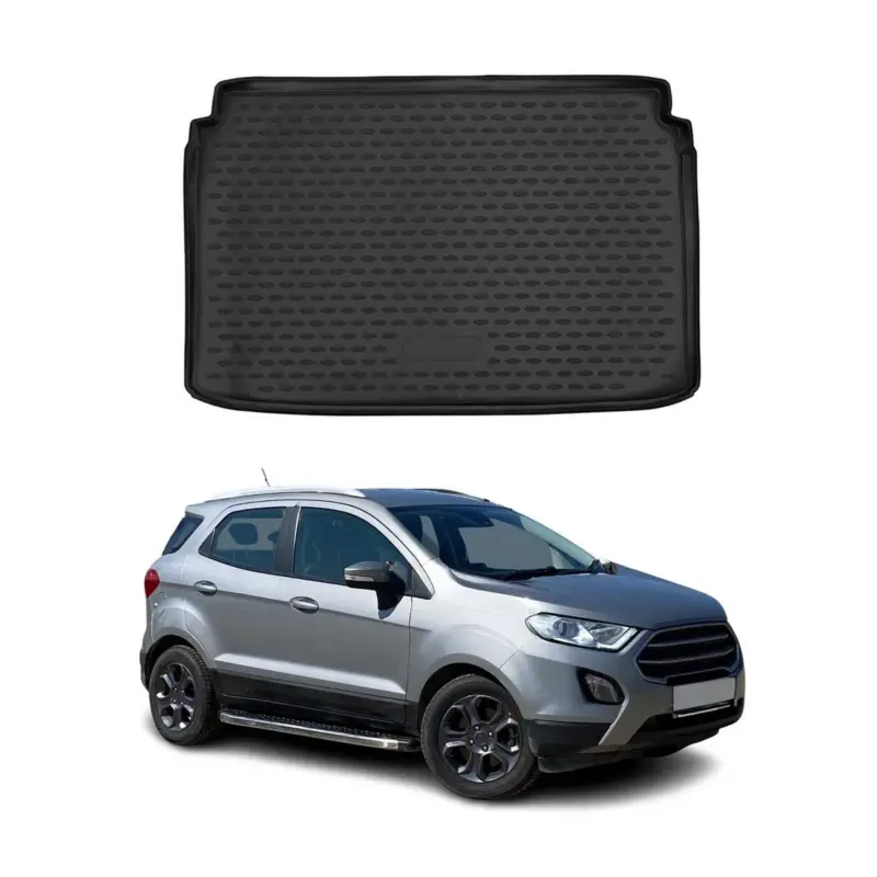 Mega-Angebot Kofferraumwanne für Ford EcoSport FL 2017-2022 Oben Gummi TPE Schwarz