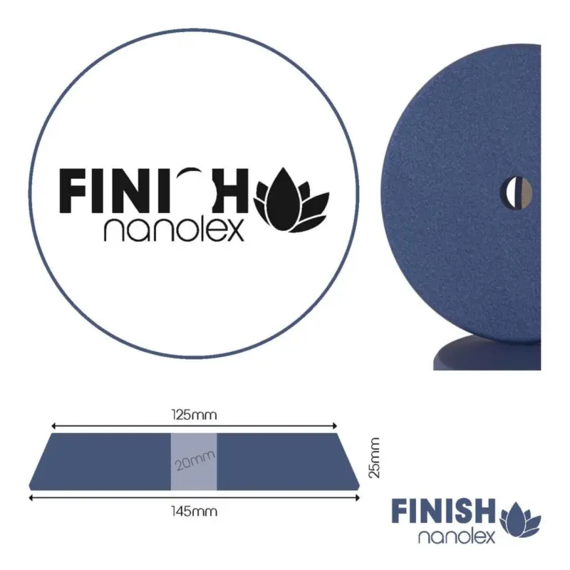 Beliebt Nanolex Polierpad Finish DA 125mm soft