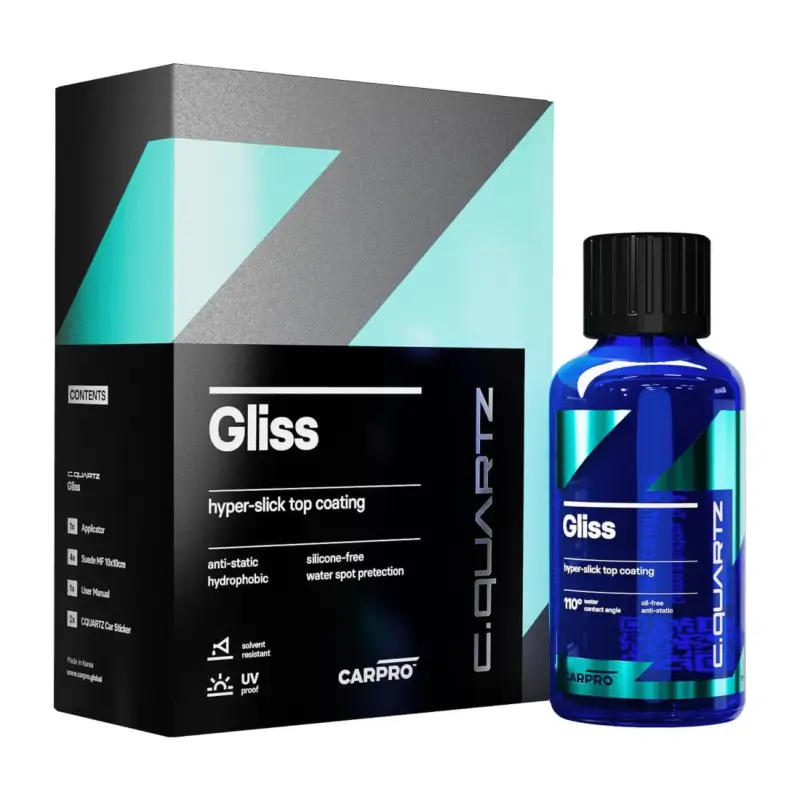 CarPro Gliss Top Coat Keramikversiegelung Kit 100ml Sichere Zahlung