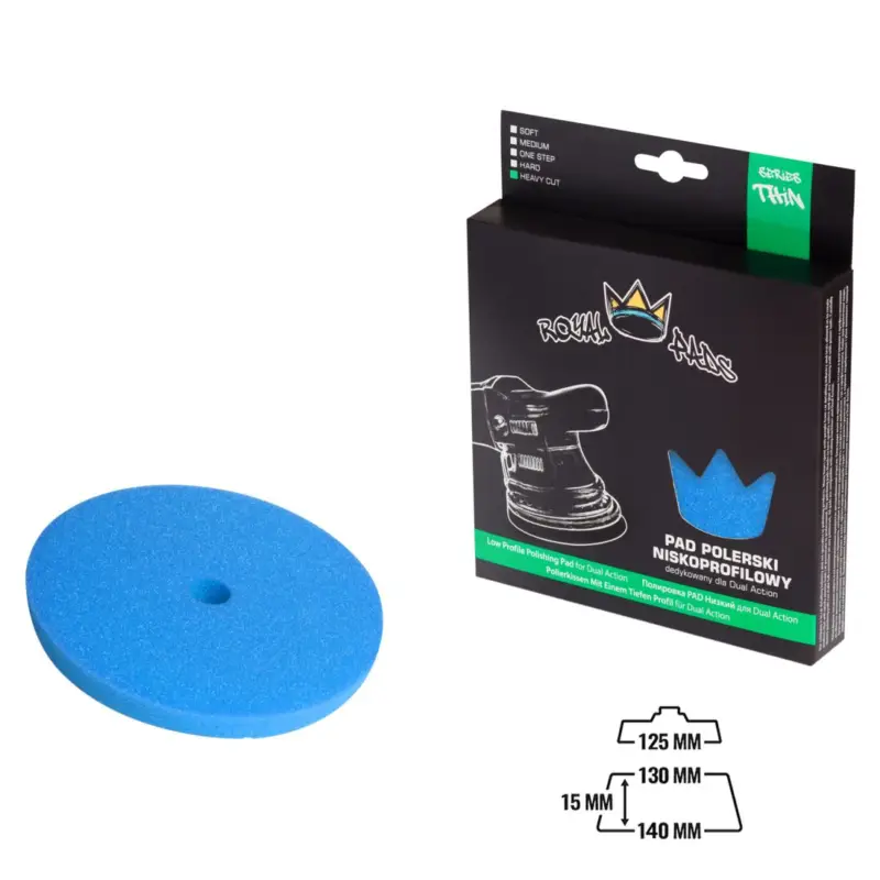 Finale Aktion Royal Pads - THIN Polierpad 130mm Heavy Cut