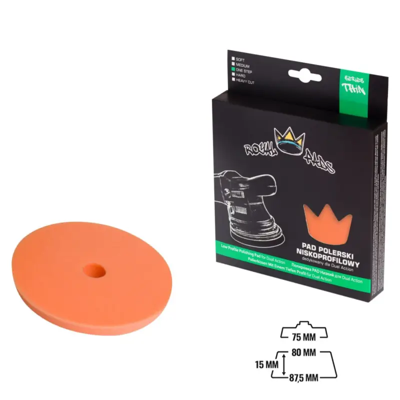 Saisonangebot Royal Pads - THIN Polierpad 80mm One Step