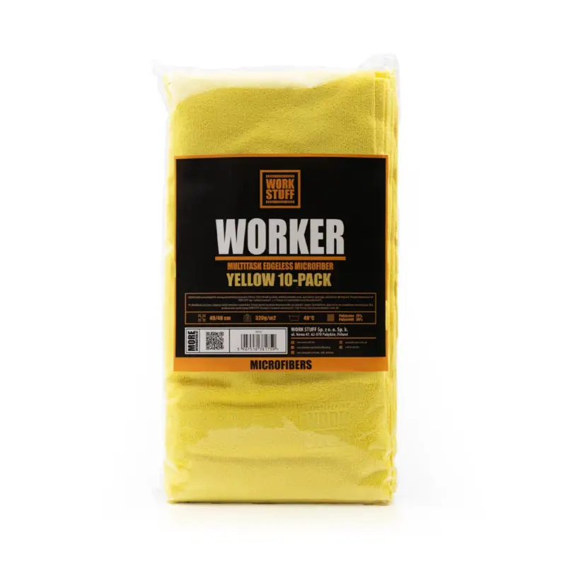 Work Stuff Worker 10xPack 320GSM 40x40 gelb Echt