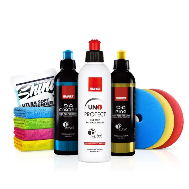 Mega-Angebot Rupes Politur Set inkl. Ø125mm Pads & Tücher