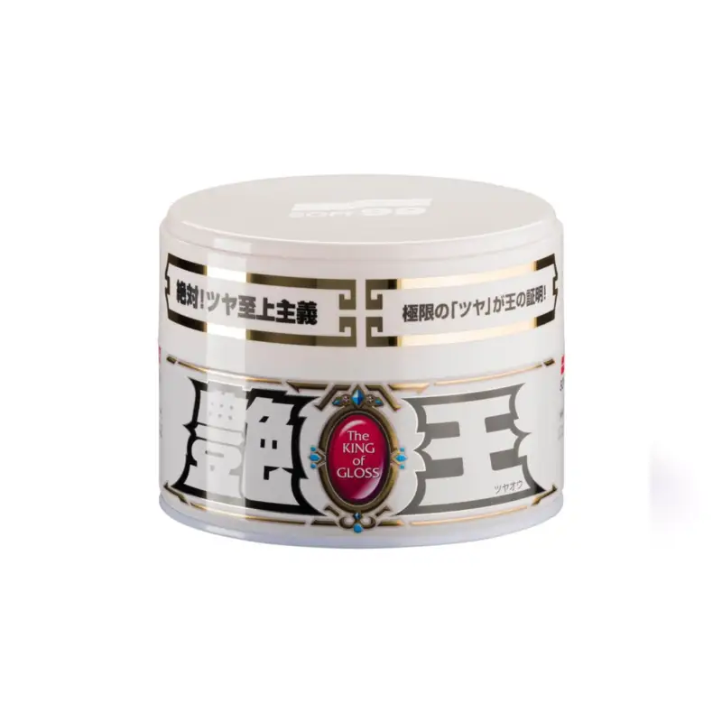 Soft99 The King of Gloss White weiches Autowachs 300g Letzte Chance