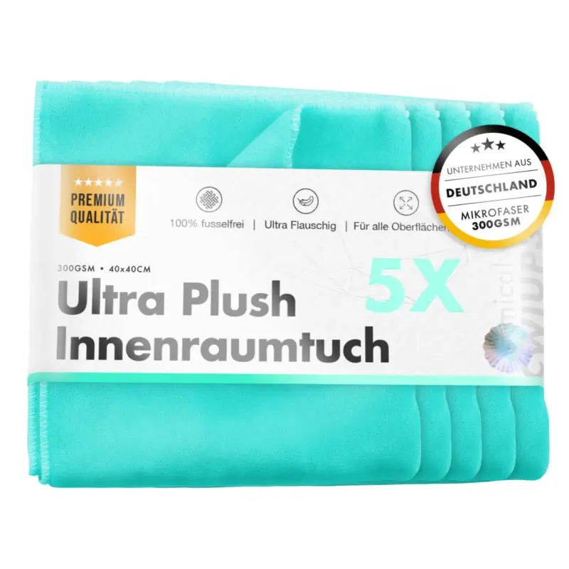 chemicalworkz Interior Ultra Plush Towel 300GSM Türkis Innenraumtuch 40x40cm 5Stk. Letzte Chance