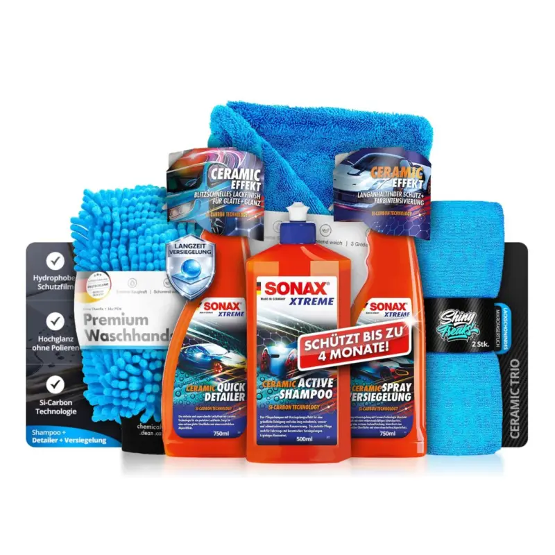 Meistverkauft SONAX XTREME Versiegelungsset Ceramic + Shampoo + Zubehör (7-teilig)