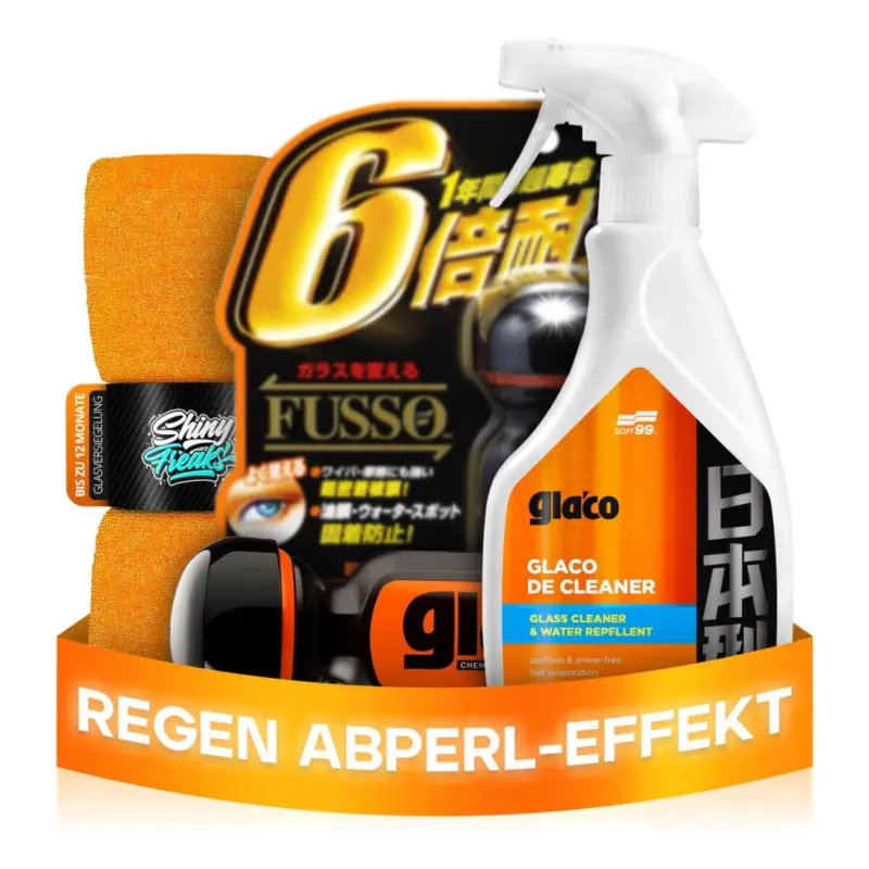 Soft99 Glas Set Ultra Glaco & De Cleaner + Mikrofasertuch (3-teilig) Top-Angebot