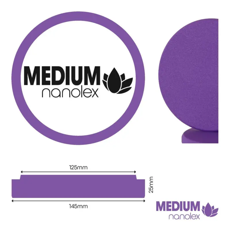Angebot Nanolex Polierpad Medium 125mm mittel