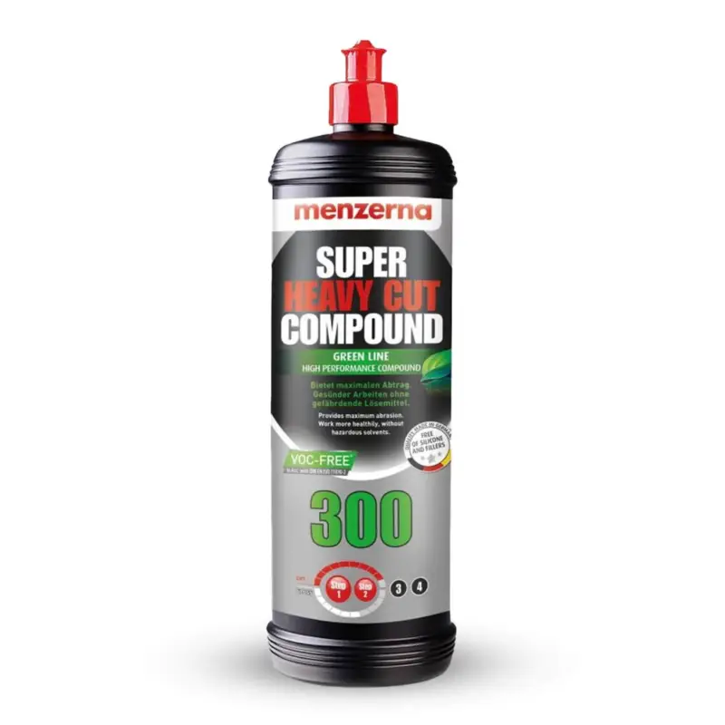 Begrenztes Angebot Menzerna Super Heavy Cut Compound 300 "Green Line" Politur 1L