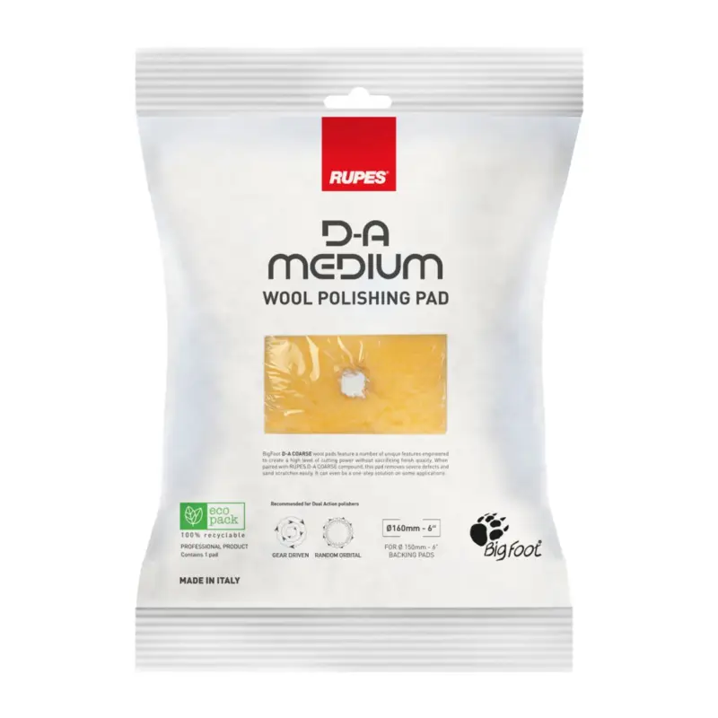 Nur Heute Rupes D-A Medium Woll-Polierpad 150mm medium