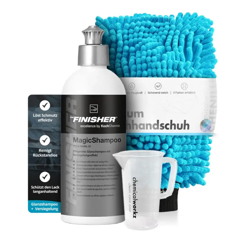 Begrenztes Angebot THE FINISHER by Koch Chemie Autoshampoo-Set MagicShampoo + Zubehör (3-teilig)