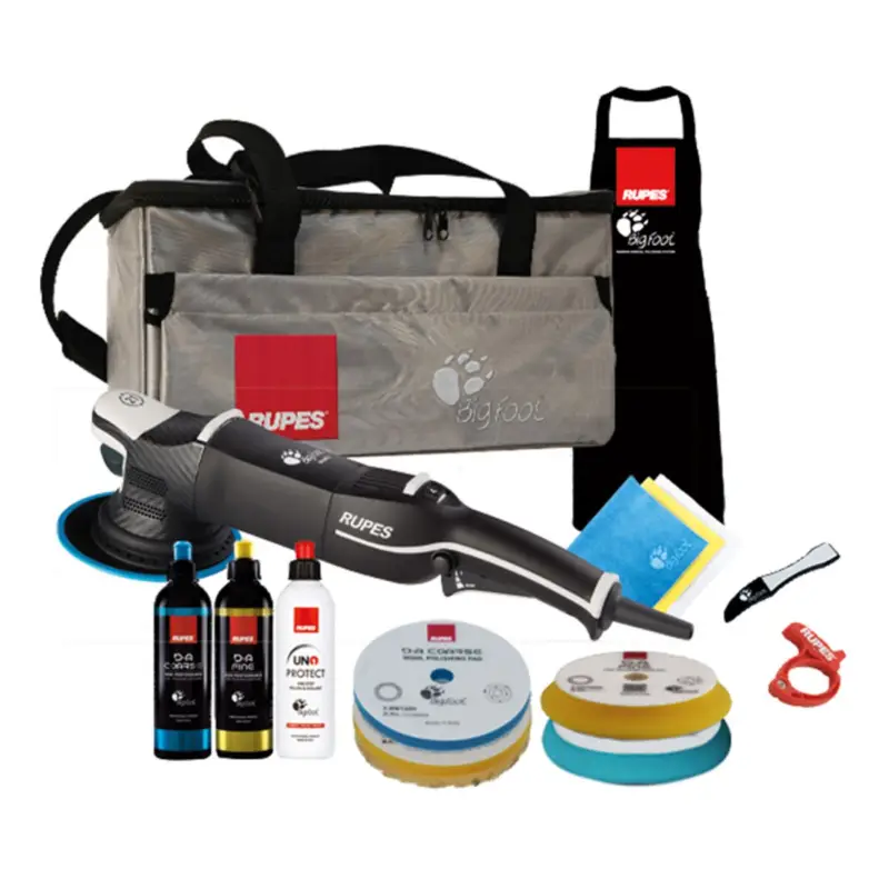 Rupes Big Foot LHR 21 Mark V Exzenterpoliermaschine LUXUS-Kit 16-Teilig Preisknaller