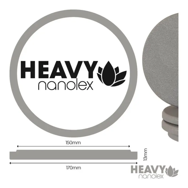 Nanolex Polierpad Heavy 150mm dünn hart 3Stk. Schneller Versand