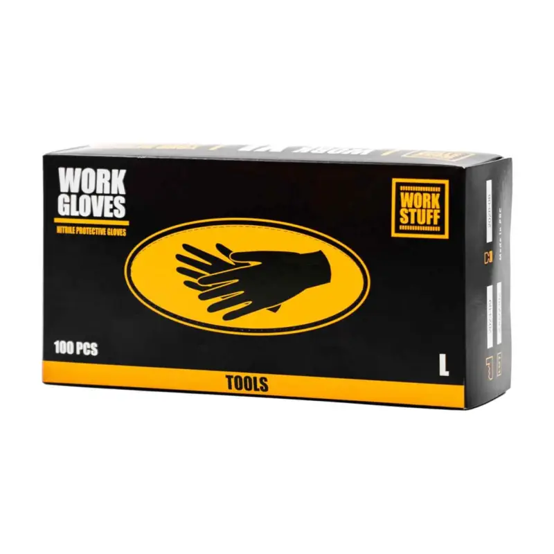 Work Stuff Work Gloves Nitril-Handschuhe Gr.: L 100Stk. Zertifiziert