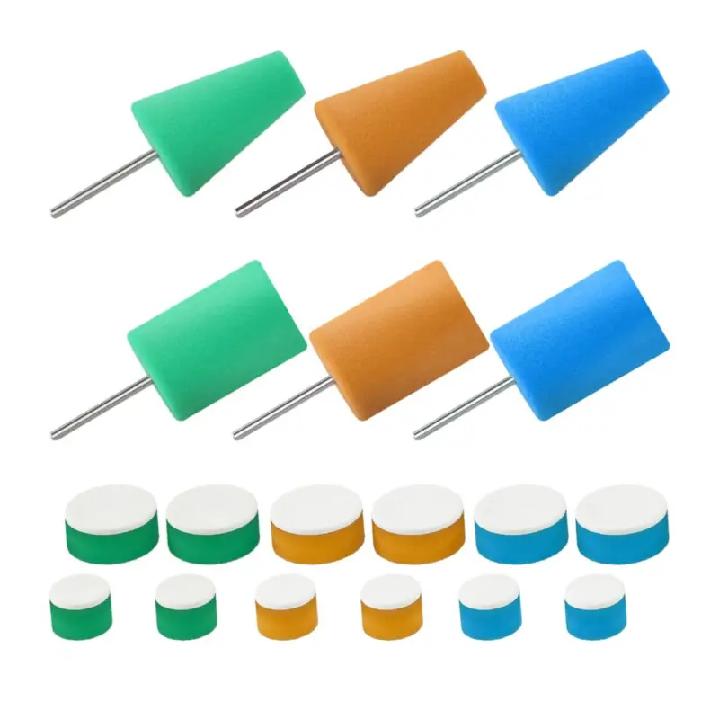chemicalworkz Polishing Cone & Foam Polierpad Set 18Stk. Neue Kollektion