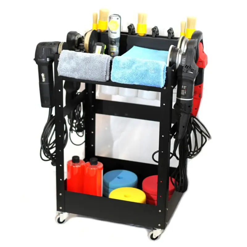 Sichere Zahlung Poka Premium Detailing Trolley Standard mit 2 Ablagen