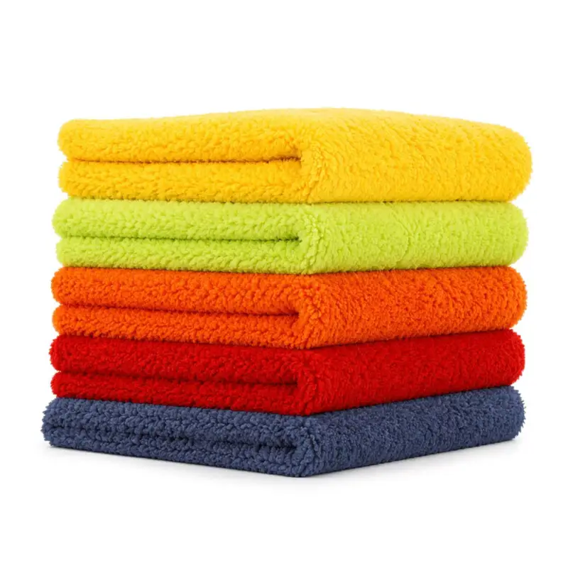 chemicalworkz Edgeless Soft Touch Premium Poliertücher "KNALLBUNT" 500GSM 40×40 5Stk. Sichere Zahlung
