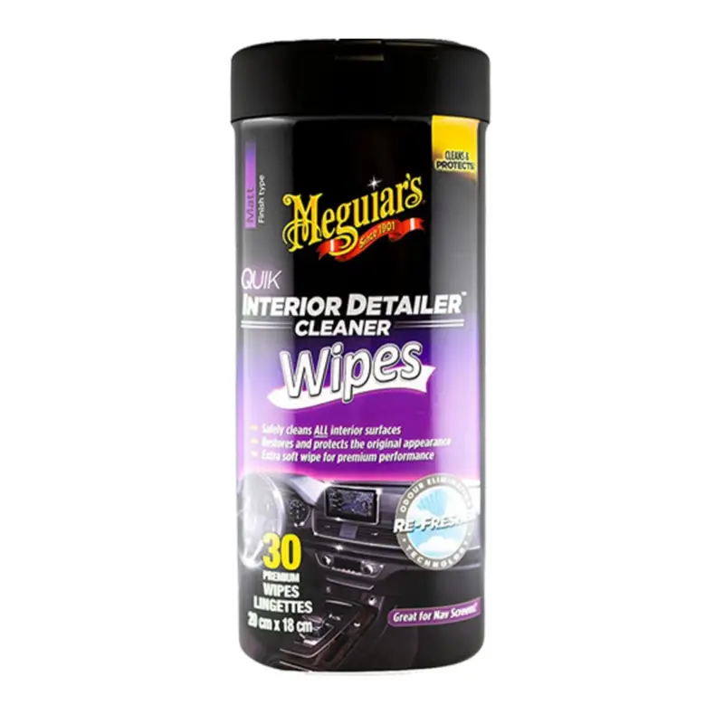 Meguiar’s Quick Interior Detailer Wipes Pflegetücher 30stk. Top-Angebot