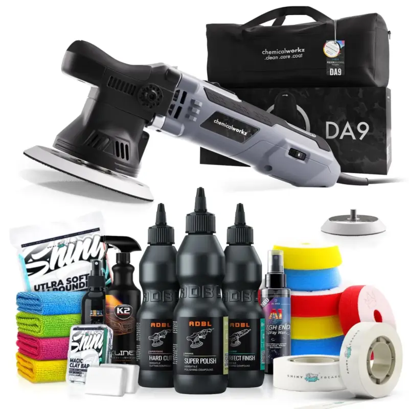 chemicalworkz DA9 Poliermaschinen Set mit ADBL Polituren & Zubehör Angebot