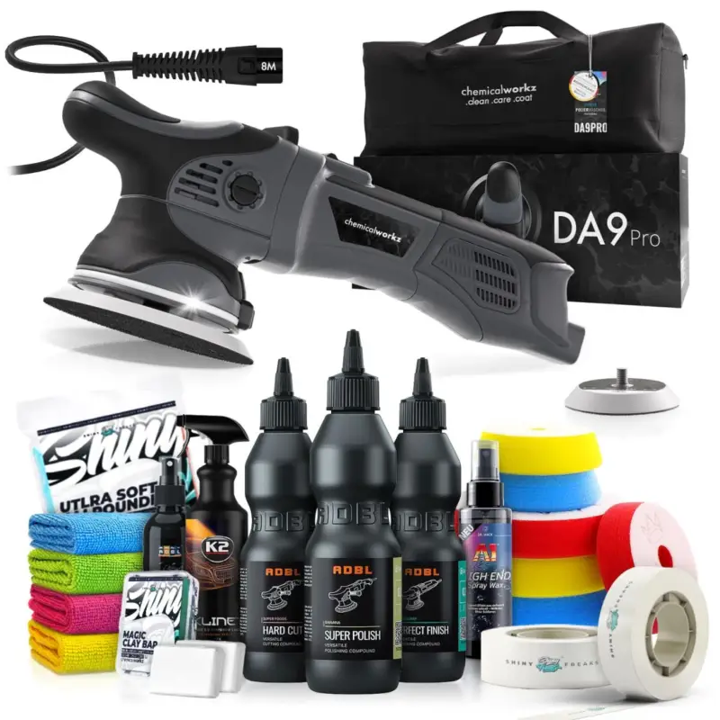 Saisonangebot chemicalworkz DA9 Pro Poliermaschinen Set mit ADBL Polituren & Zubehör