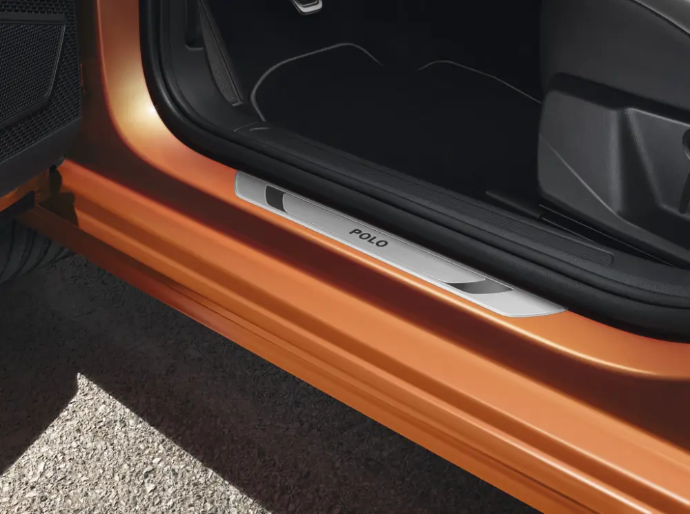Einstiegsleisten Aluminium vorn Original VW Polo Design Leisten Türschweller Angebot