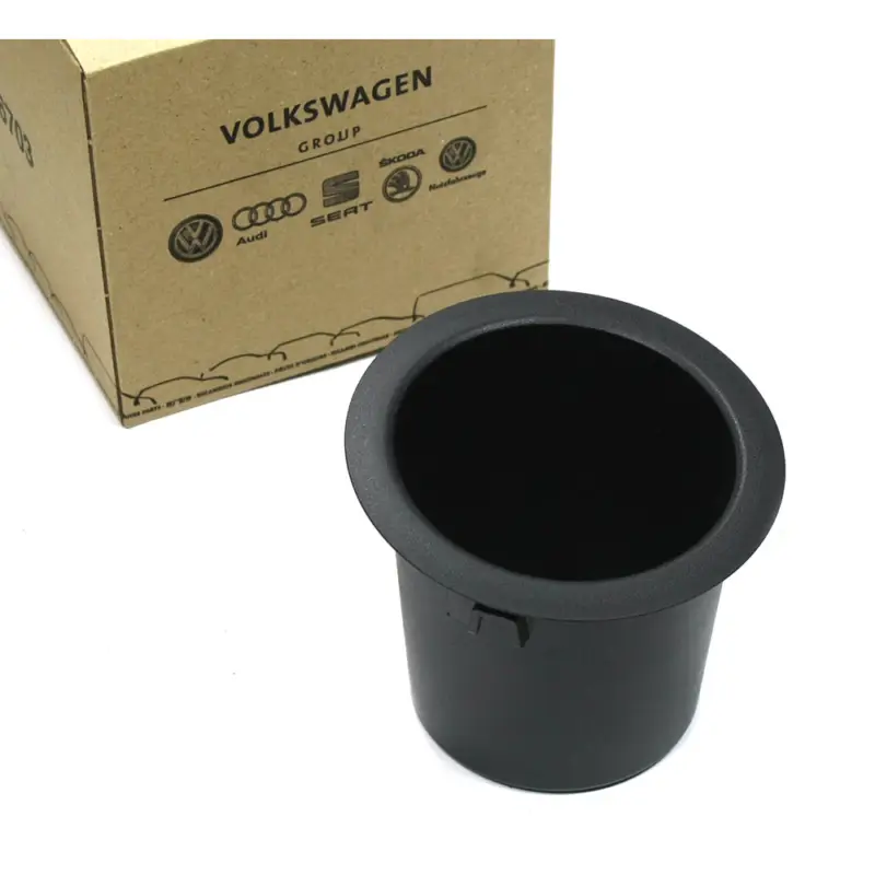 Original VW T6 Getränkehalter rechts Armaturenbrett Becher Halter Titanschwarz Preis Gesenkt