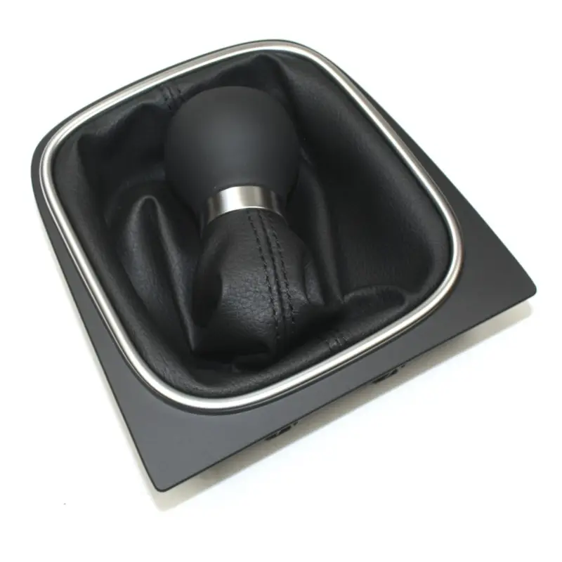 Schaltknauf Echtleder Schalthebelknopf Schaltsack Original VW Golf 6 (5K) Knauf schwarz Neue Kollektion