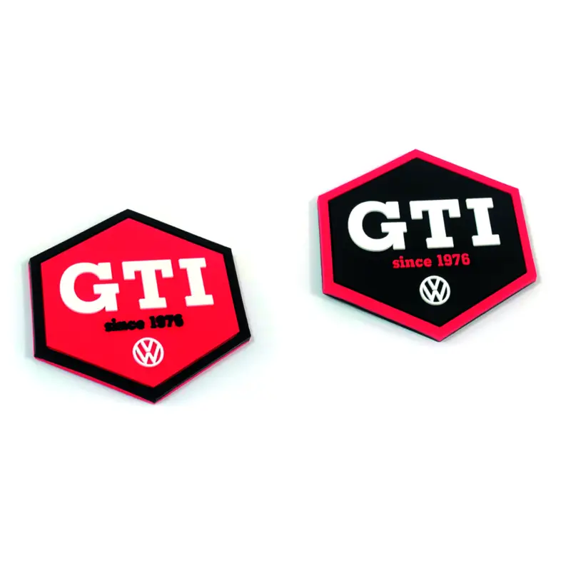 VW GTI Magnet Softmagnet Kühlschrankmagnet Motiv rot/schwarz GTIMT10 Günstig