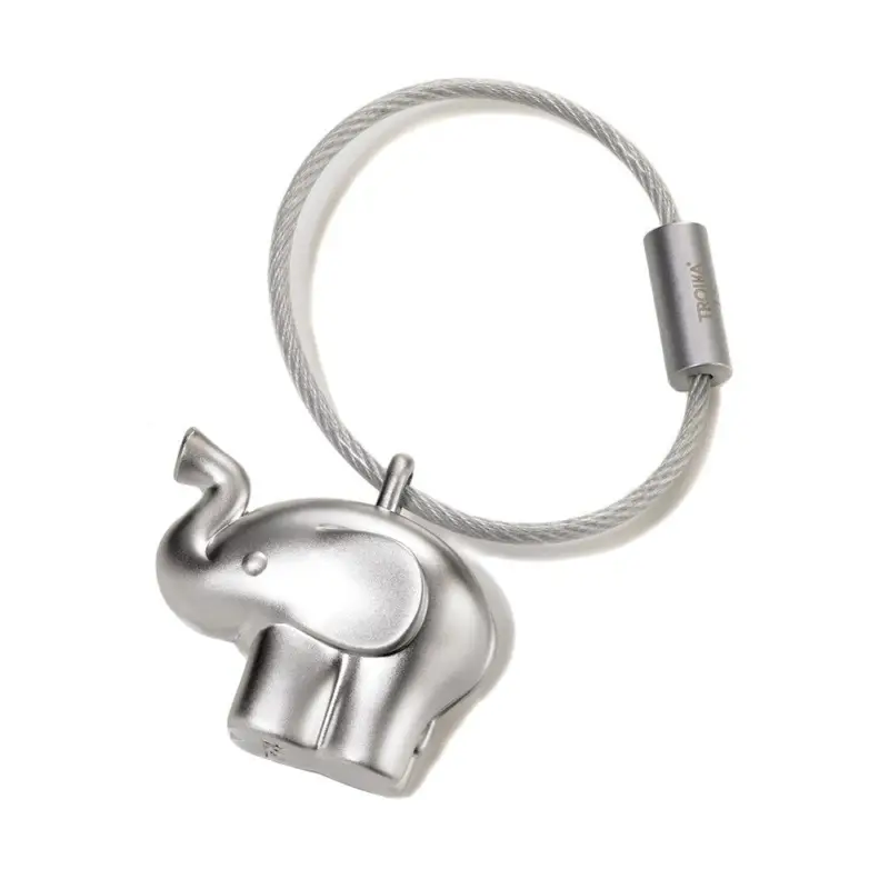 Schlüsselanhänger little elephant Elefant Keyring grau Anhänger KR14-01 Schnäppchen