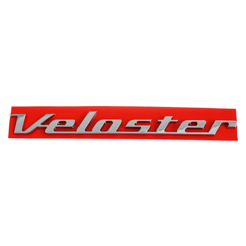 Original Hyundai Veloster Schriftzug Aufkleber Heckklappe Emblem Logo chrom 86310J3000 Zertifiziert