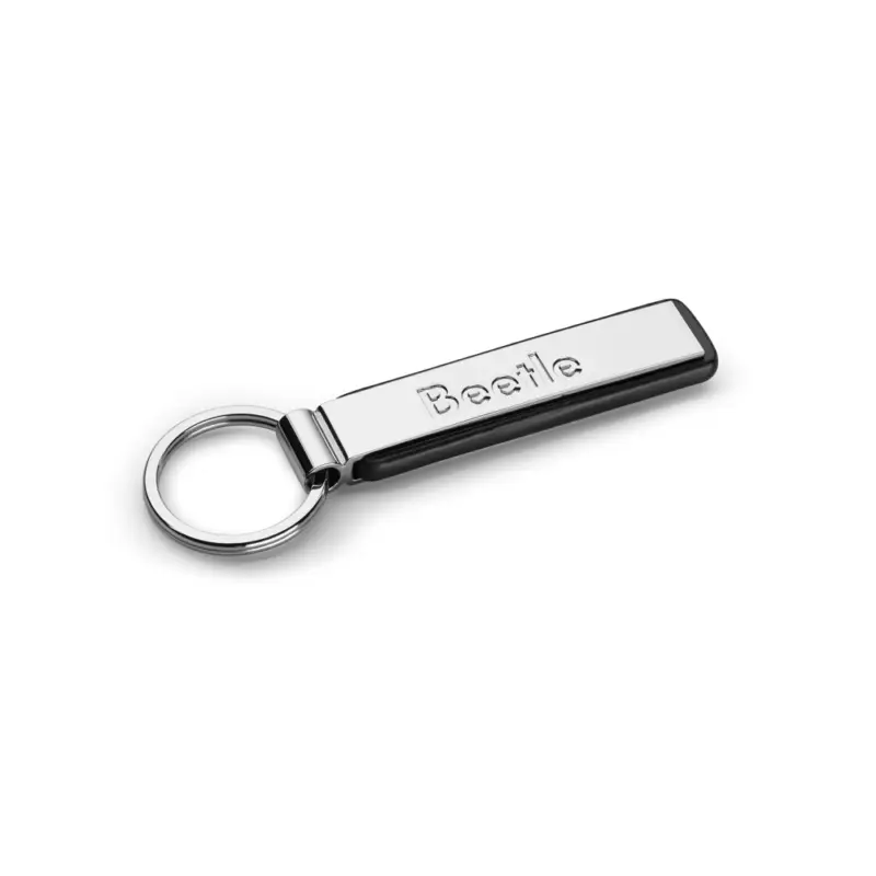 Nur Heute Original VW Schlüsselanhänger Beetle Keyring Metall Anhänger silber / schwarz