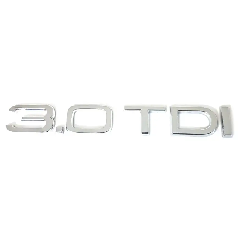 Knallerangebot Original Audi Schriftzug 3.0 TDI Buchstaben Logo Zeichen Aufkleber Emblem chrom 4F0853743B2ZZ
