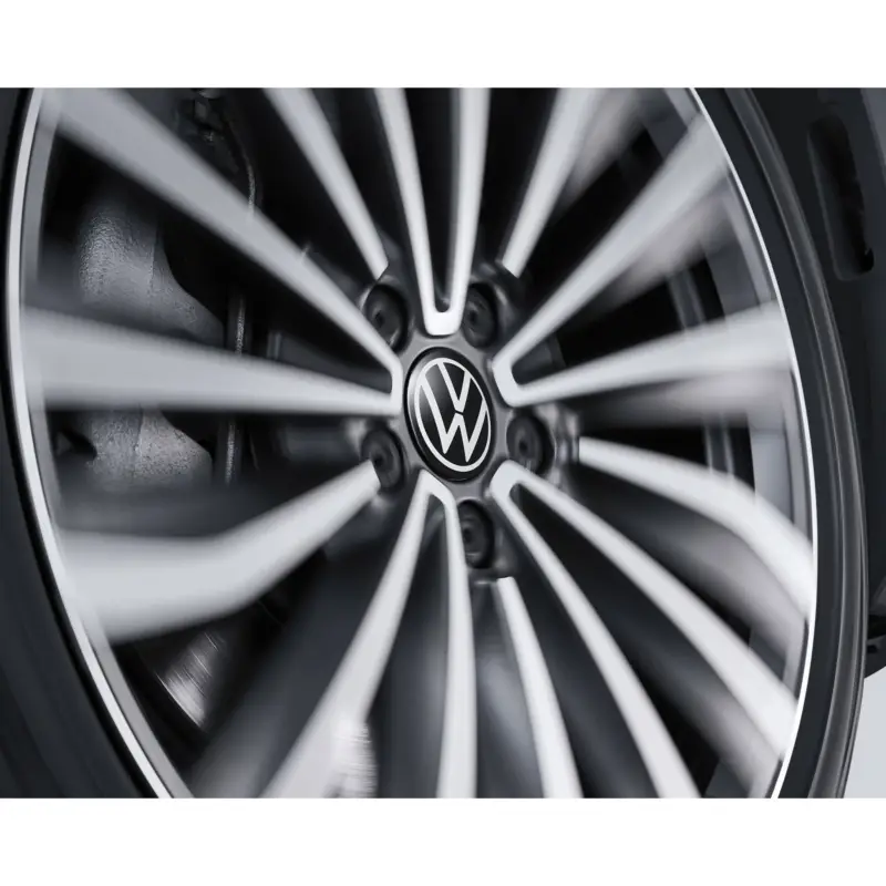 Original VW Nabenkappen dynamisch Logo Radnabenkappen Leichtmetallfelge 10A071213 Preisreduziert