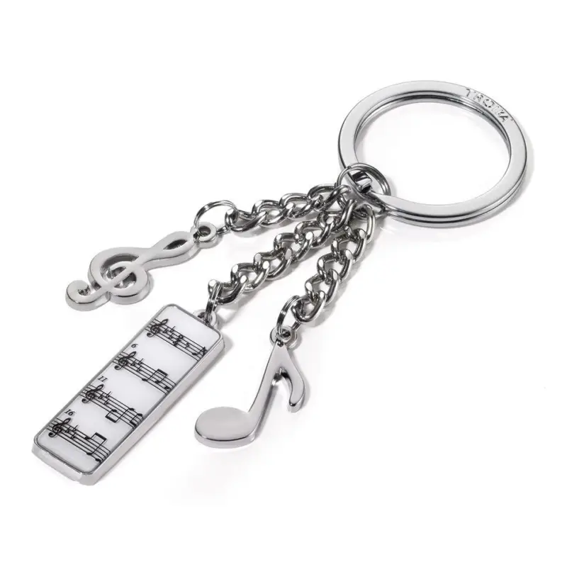 Schlüsselanhänger FÜNFTE SINFONIE Notenschlüssel Note Sinfonie Keyring Anhänger KR12-05 Meistverkauft