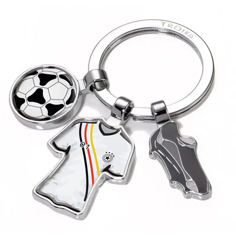 Neuheit Schlüsselanhänger FREE KICK Fußball Trikot Fußballschuh Anhänger KYR18-A107