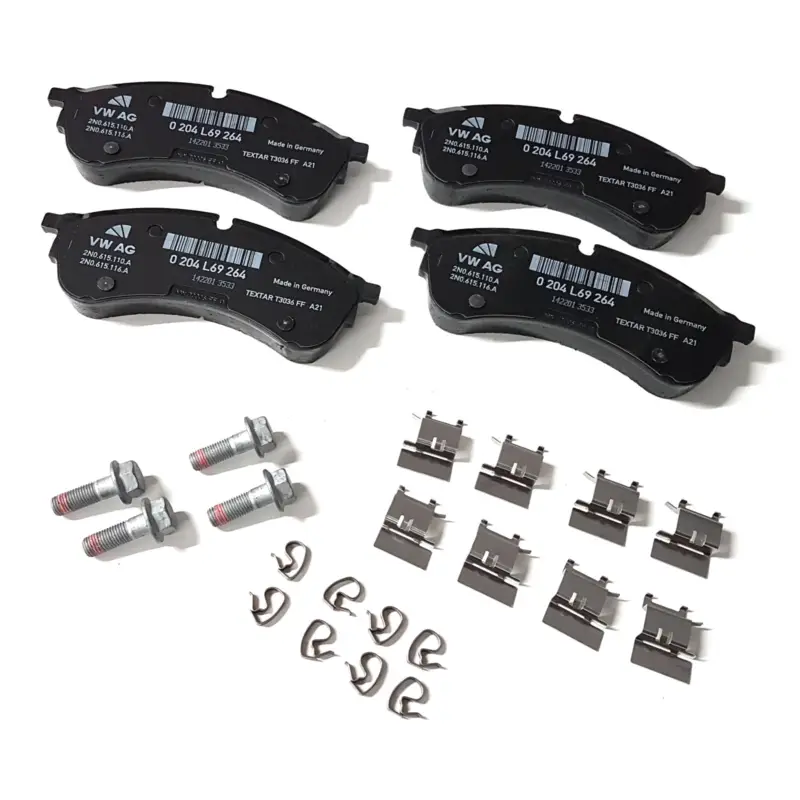 Abverkauf Original VW Bremsbeläge vorn Bremsen Beläge Vorderachse Scheibenbremsen 2N0698151A