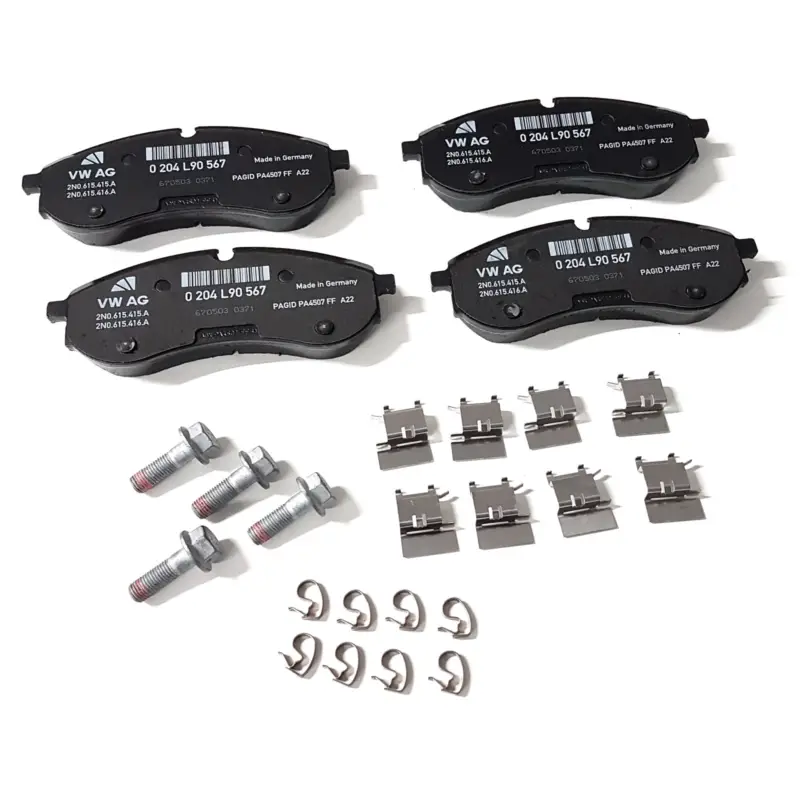 Top-Angebot Original VW Bremsbeläge hinten Bremsen Beläge Hinterachse Scheibenbremsen 2N0698451A