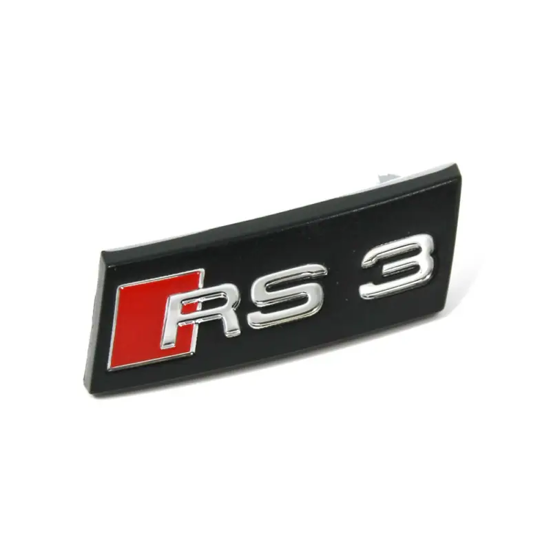 Original Audi RS3 Plakette Interieur Sportlenkrad Clip Multifunktionslenkrad Emblem Preiswert