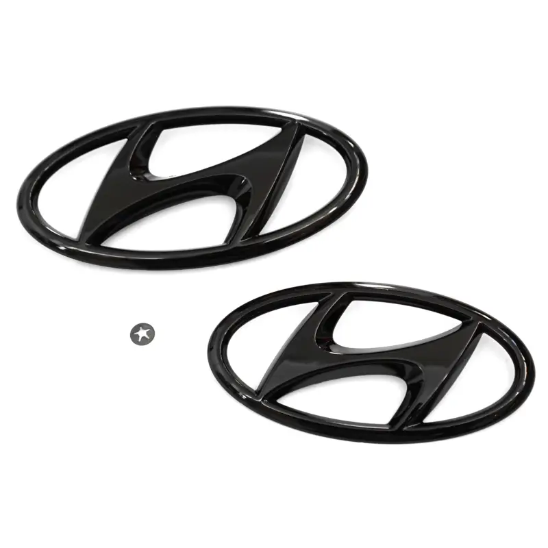 Original Hyundai Kona N Logo Emblem 2-teilig Schriftzug schwarz 9999Z057166 Bestseller