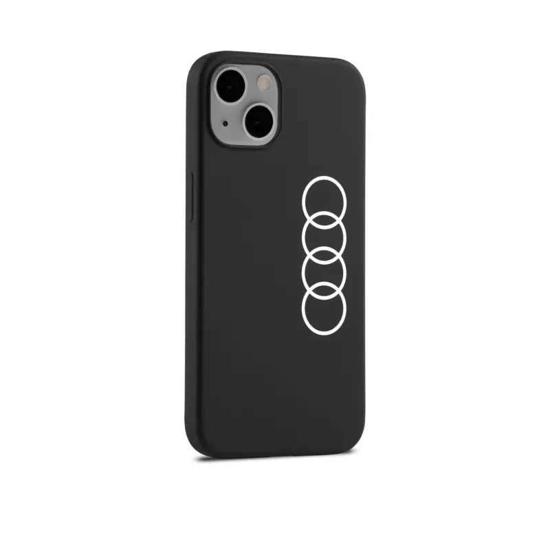 Original Audi Smartphone Case Cover Hülle Handy iPhone13 Ringe Logo schwarz 3222200100 Schneller Versand